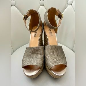 GUESS platform sandals